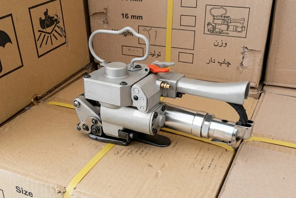 نحوه کار با دستگاه تسمه کش بادی (پنوماتیک)