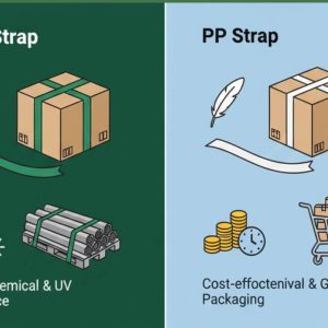 تفاوت تسمه PET و PP برای انتخاب مناسب‌ترین تسمه